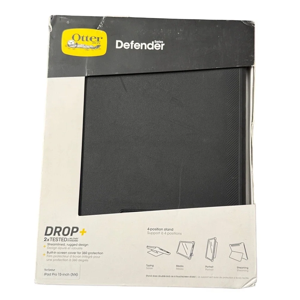 OtterBox Defender Series Pro Case for iPad Pro 13-Inch M4‎ Black Rugged 77-95155